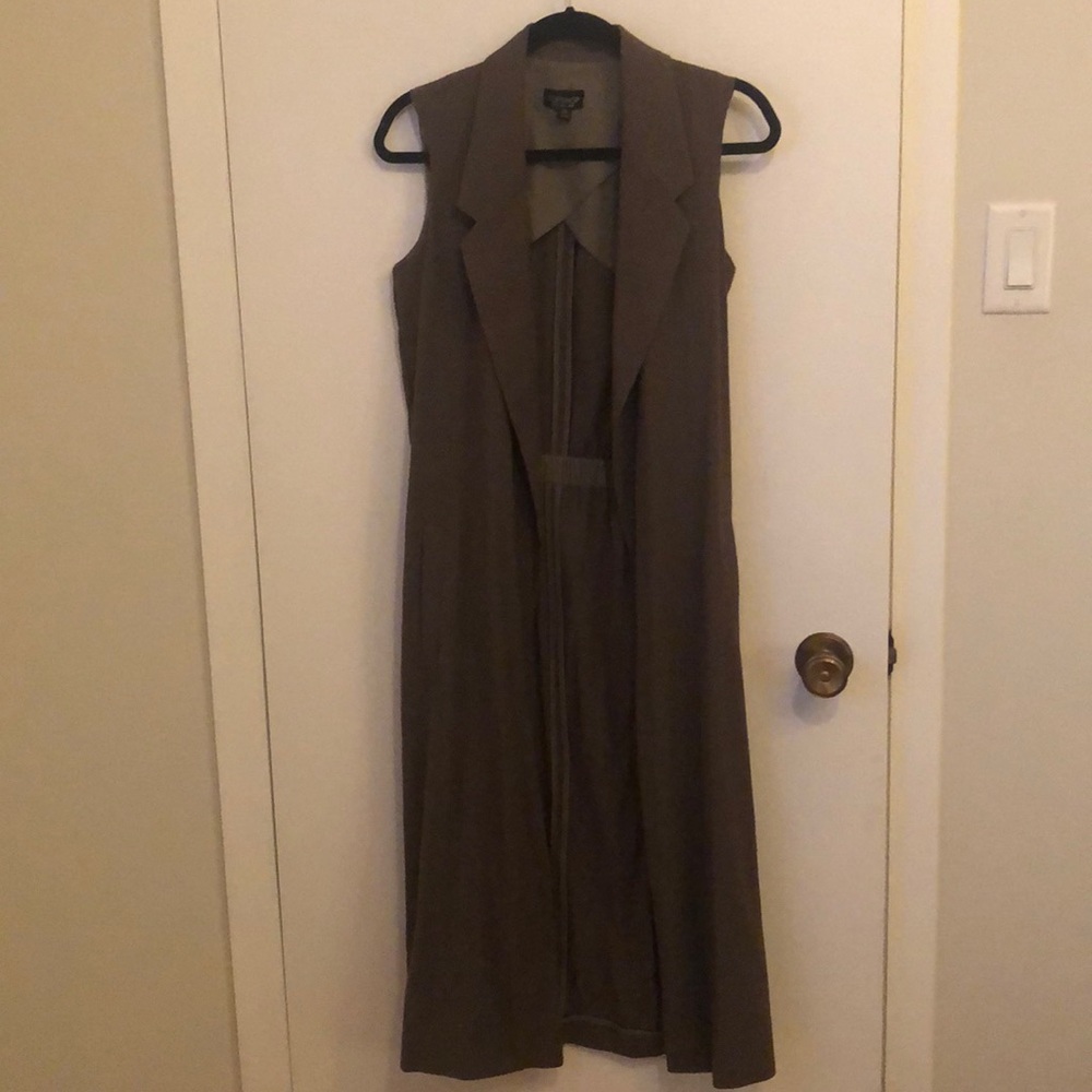 Dark Green TOPSHOP Vest